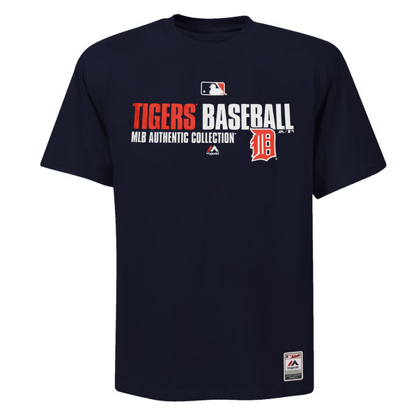 MLB Men Majestic Detroit Tigers Team Favorite Big Tall TShirt Navy Blue